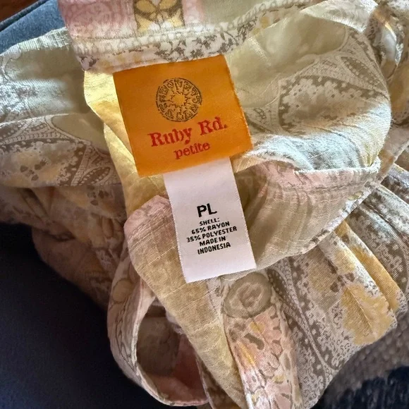 Ruby Rd. Multicolor Patchwork Blouse - Picture 5 of 5